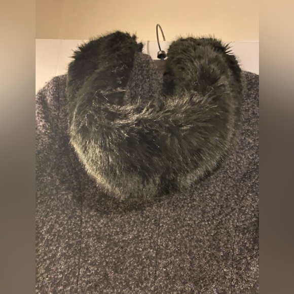 Novelti Grey Wool Full Length Dress Coat size 10 - Picture 4 of 11